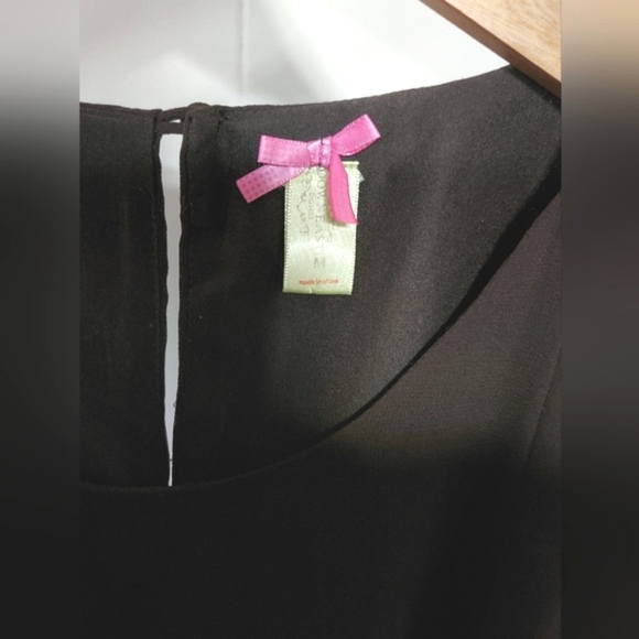 SOLD Y2K Chiffon Brown Dress - Picture 4 of 4